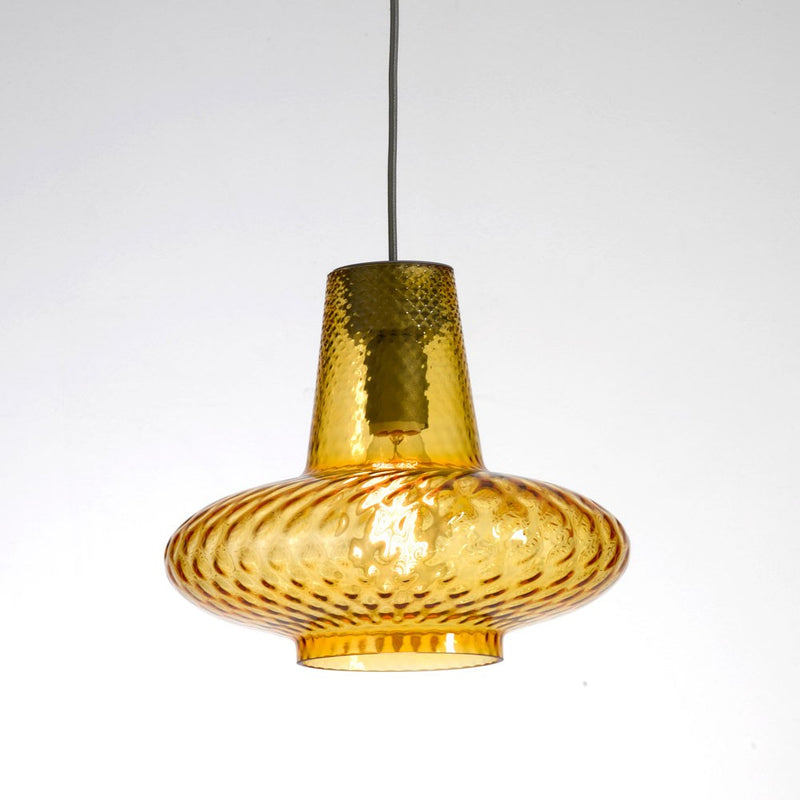 Zafferano ZA-LGL2104 One Light Pendant, Amber