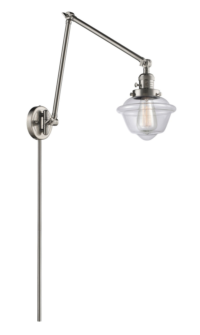 Innovations 238-SN-G532-LED LED Swing Arm Lamp, Brushed Satin Nickel