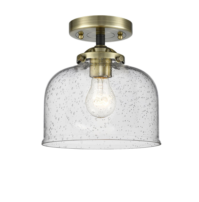 Innovations 284-1C-BAB-G74-LED LED Semi-Flush Mount, Black Antique Brass