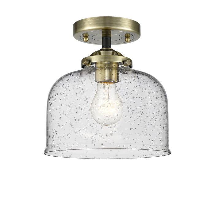 Innovations 284-1C-BAB-G74-LED LED Semi-Flush Mount, Black Antique Brass