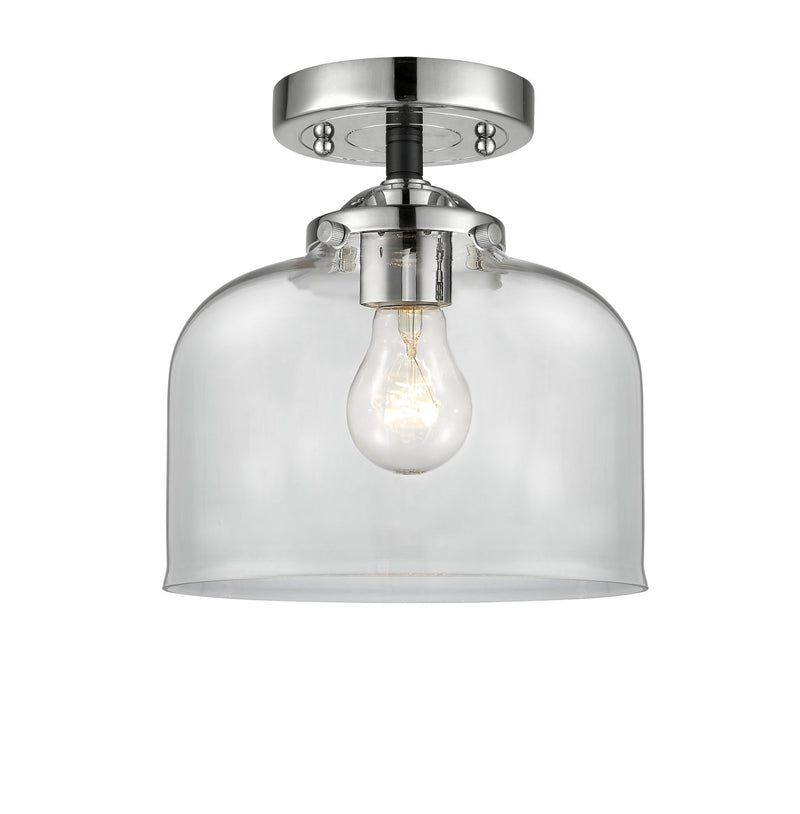 Innovations 284-1C-BPN-G72-LED LED Semi-Flush Mount, Black Polished Nickel