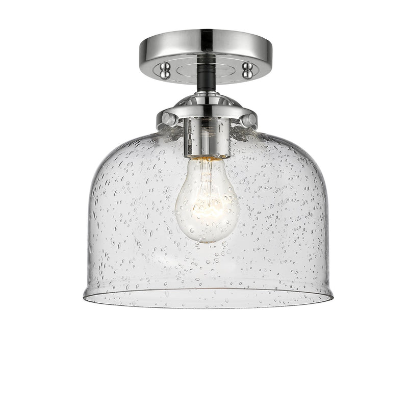 Innovations 284-1C-BPN-G74-LED LED Semi-Flush Mount, Black Polished Nickel