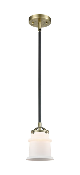 Innovations 284-1S-BAB-G181S One Light Mini Pendant, Black Antique Brass