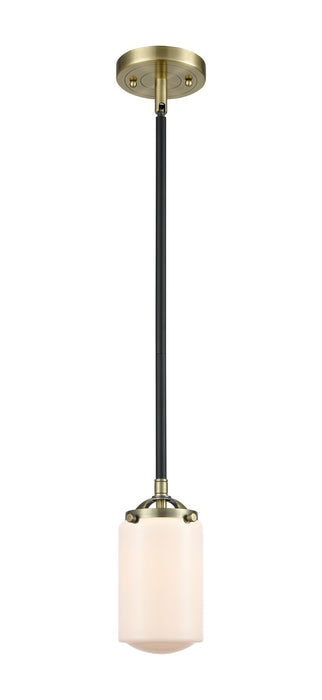 Innovations 284-1S-BAB-G311 One Light Mini Pendant, Black Antique Brass