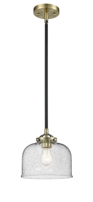 Innovations 284-1S-BAB-G74-LED LED Mini Pendant, Black Antique Brass