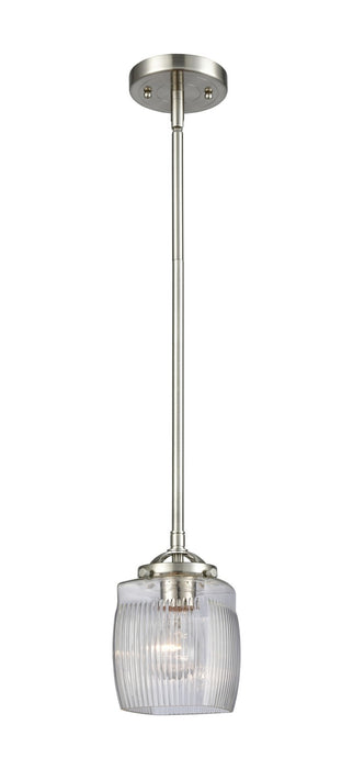 Innovations 284-1S-SN-G302 One Light Mini Pendant, Brushed Satin Nickel