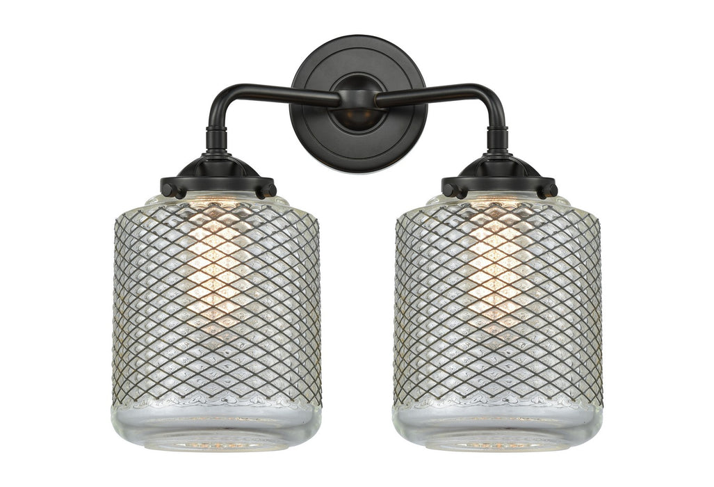 Innovations 284-2W-OB-G262 Two Light Bath Vanity, Oil Rubbed Bronze