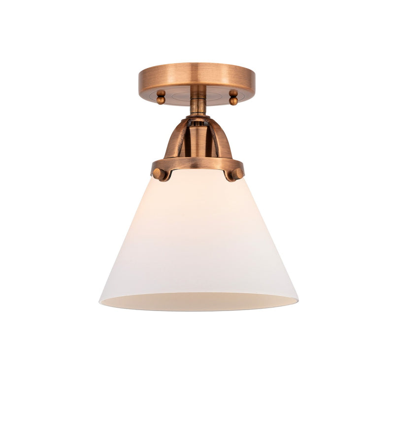 Innovations 288-1C-AC-G41-LED LED Semi-Flush Mount, Antique Copper
