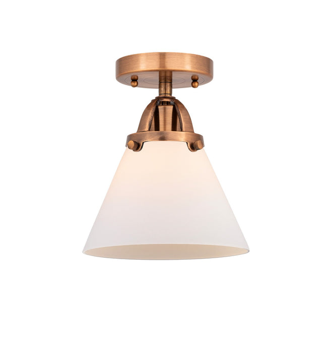 Innovations 288-1C-AC-G41-LED LED Semi-Flush Mount, Antique Copper