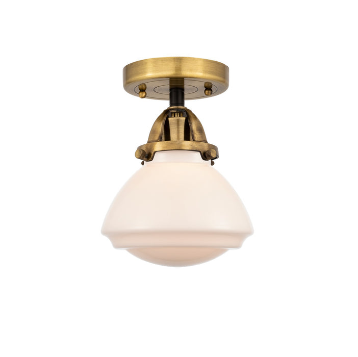Innovations 288-1C-BAB-G321-LED LED Semi-Flush Mount, Black Antique Brass