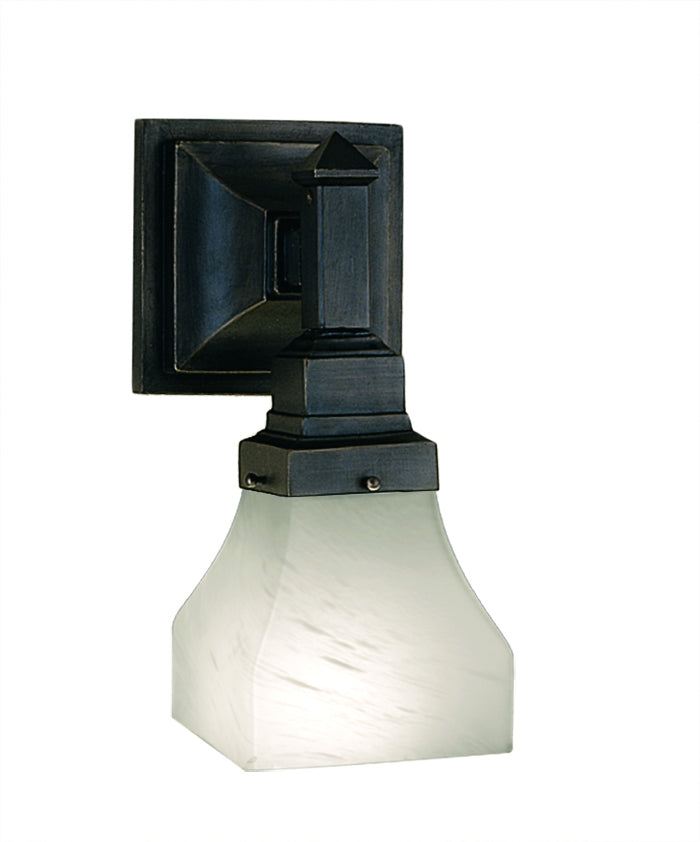 Meyda Tiffany 27620 One Light Wall Sconce, French Bronzed