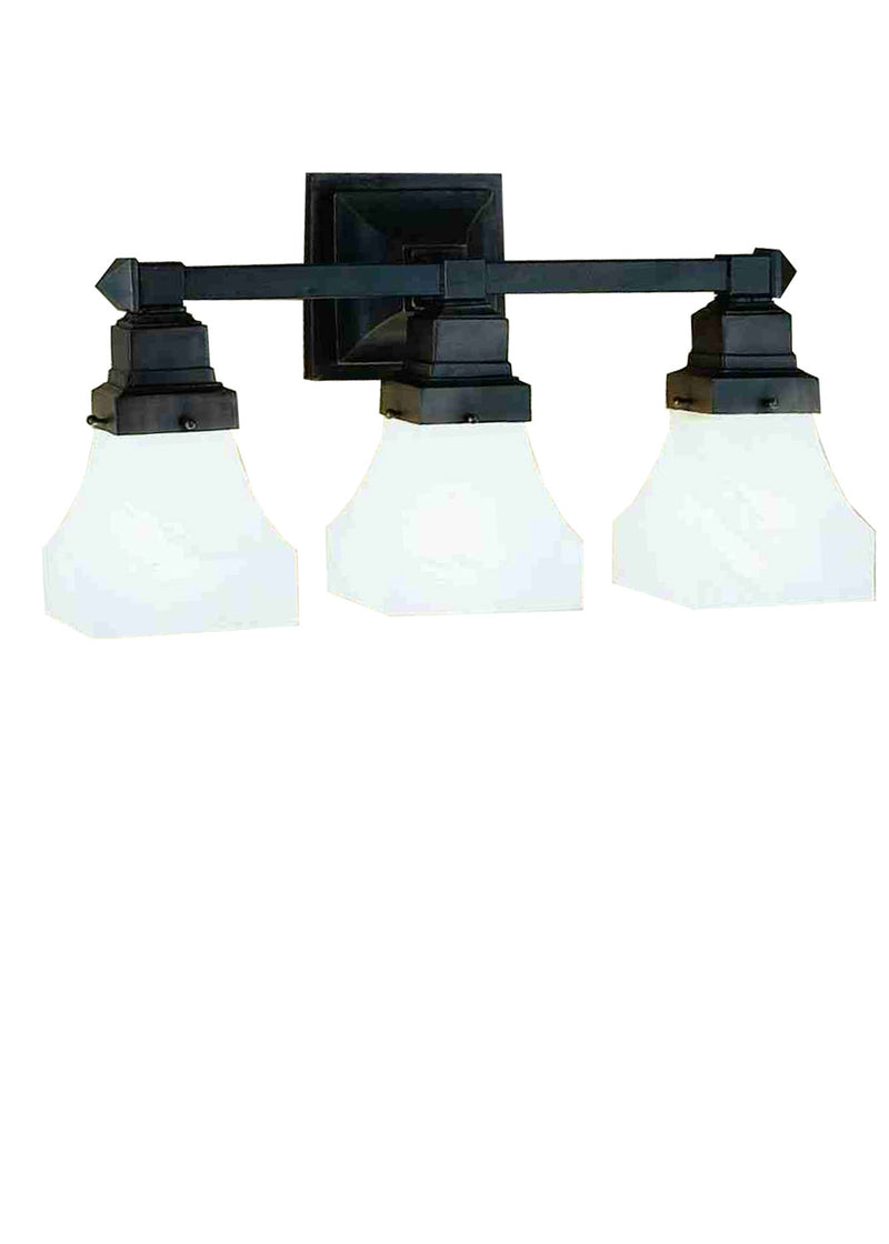 Meyda Tiffany 27623 Three Light Vanity, French Bronzed