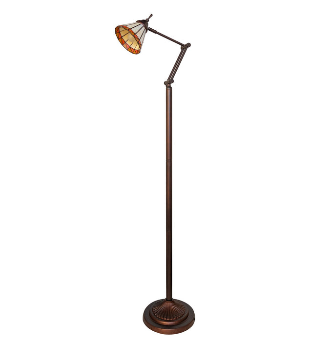 Meyda Tiffany 65947 Floor Lamp, Mahogany Bronze