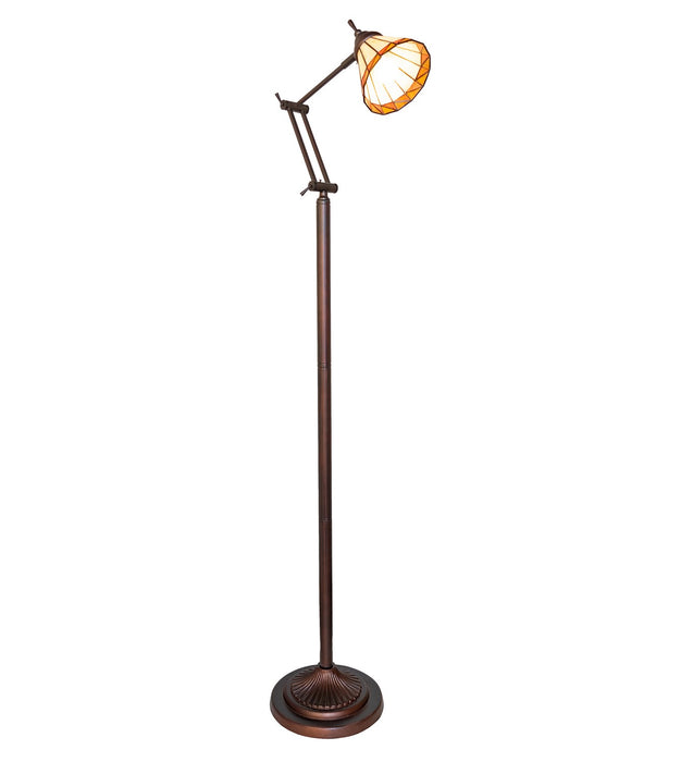 Meyda Tiffany 65947 Floor Lamp, Mahogany Bronze