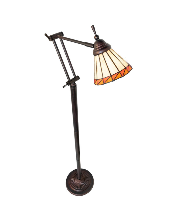 Meyda Tiffany 65947 Floor Lamp, Mahogany Bronze