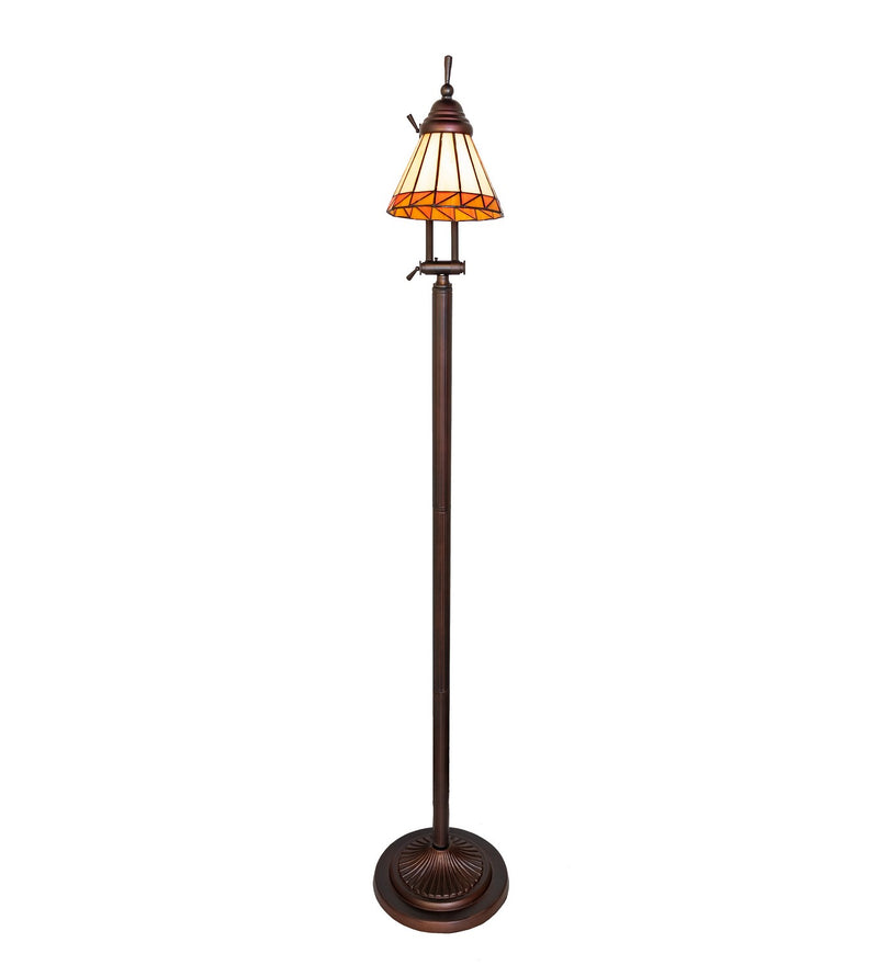 Meyda Tiffany 65947 Floor Lamp, Mahogany Bronze