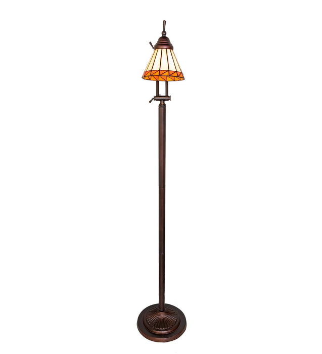 Meyda Tiffany 65947 Floor Lamp, Mahogany Bronze