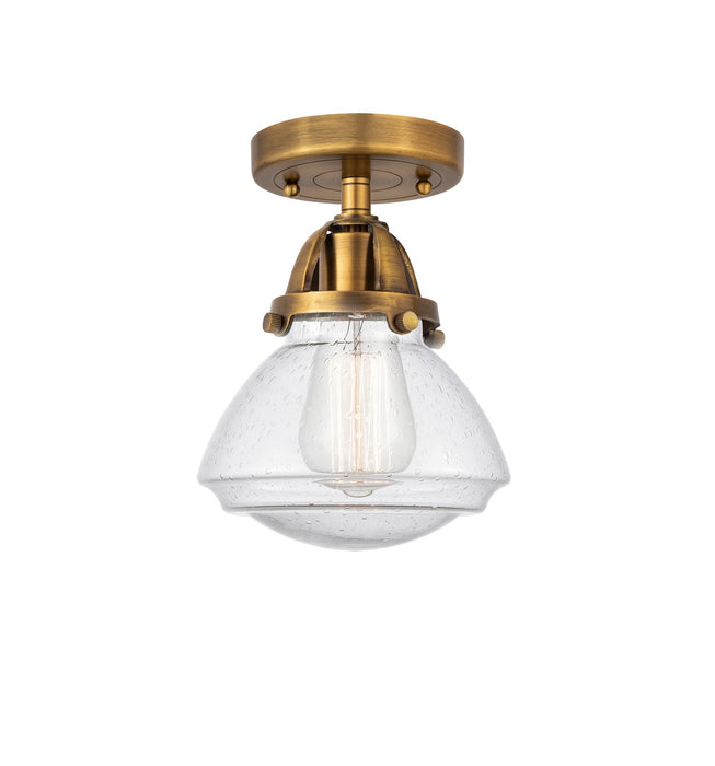 Innovations 288-1C-BB-G324-LED LED Semi-Flush Mount, Brushed Brass
