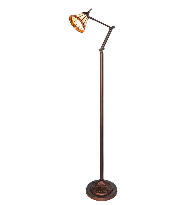 Meyda Tiffany 65947 Floor Lamp, Mahogany Bronze