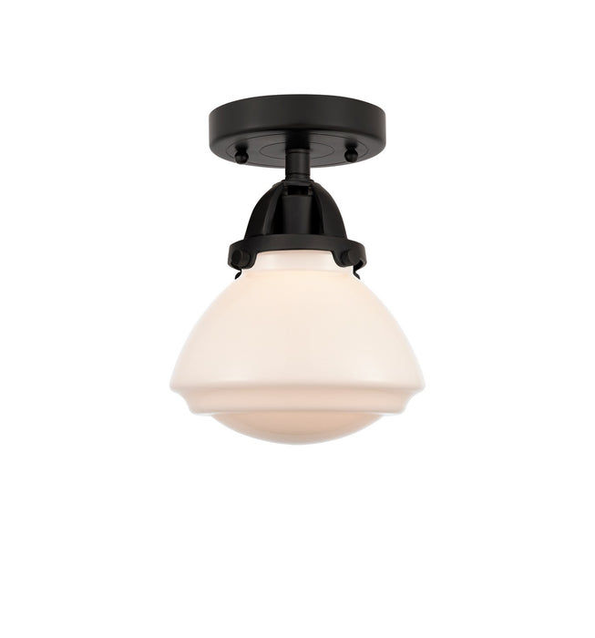 Innovations 288-1C-BK-G321-LED LED Semi-Flush Mount, Matte Black