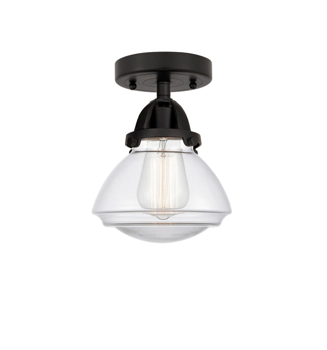 Innovations 288-1C-BK-G322-LED LED Semi-Flush Mount, Matte Black