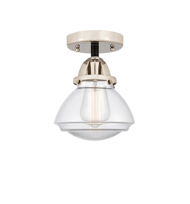 Innovations 288-1C-BPN-G322 One Light Semi-Flush Mount, Black Polished Nickel