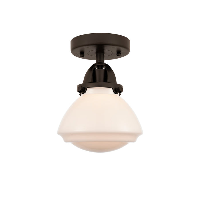Innovations 288-1C-OB-G321 One Light Semi-Flush Mount, Oil Rubbed Bronze