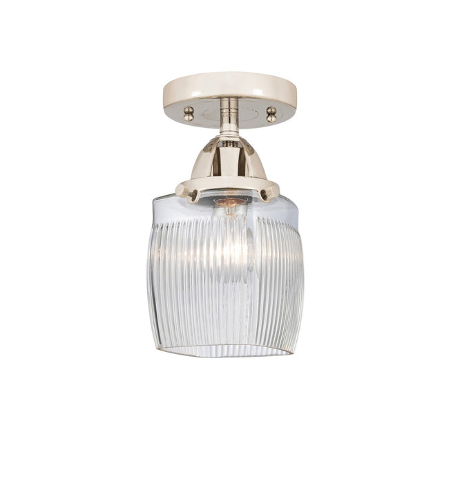 Innovations 288-1C-PN-G302 One Light Semi-Flush Mount, Polished Nickel