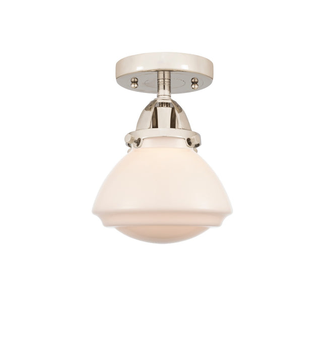 Innovations 288-1C-PN-G321 One Light Semi-Flush Mount, Polished Nickel