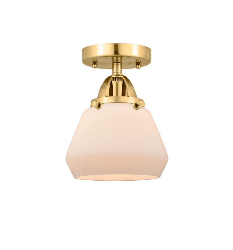 Innovations 288-1C-SG-G171-LED LED Semi-Flush Mount, Satin Gold
