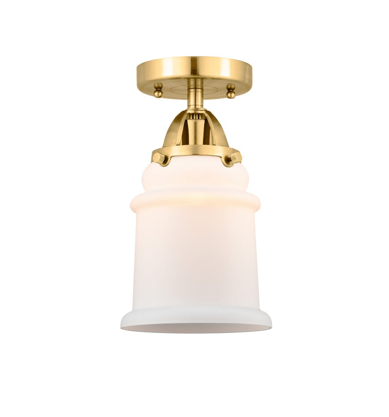 Innovations 288-1C-SG-G181 One Light Semi-Flush Mount, Satin Gold