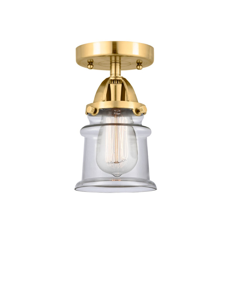 Innovations 288-1C-SG-G182S-LED LED Semi-Flush Mount, Satin Gold