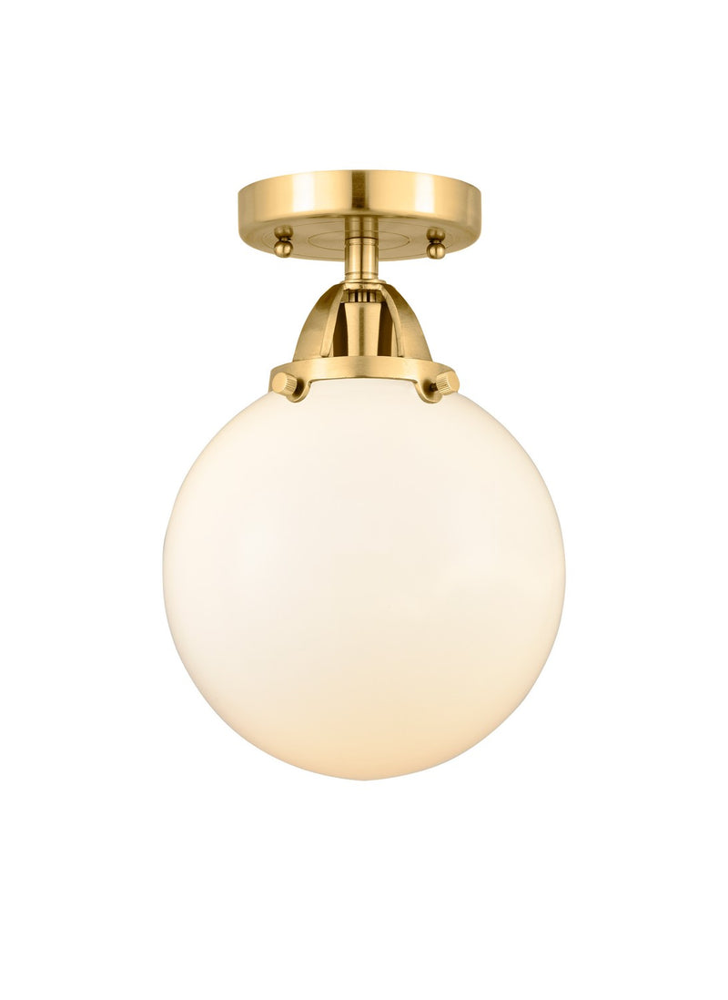 Innovations 288-1C-SG-G201-8-LED LED Semi-Flush Mount, Satin Gold