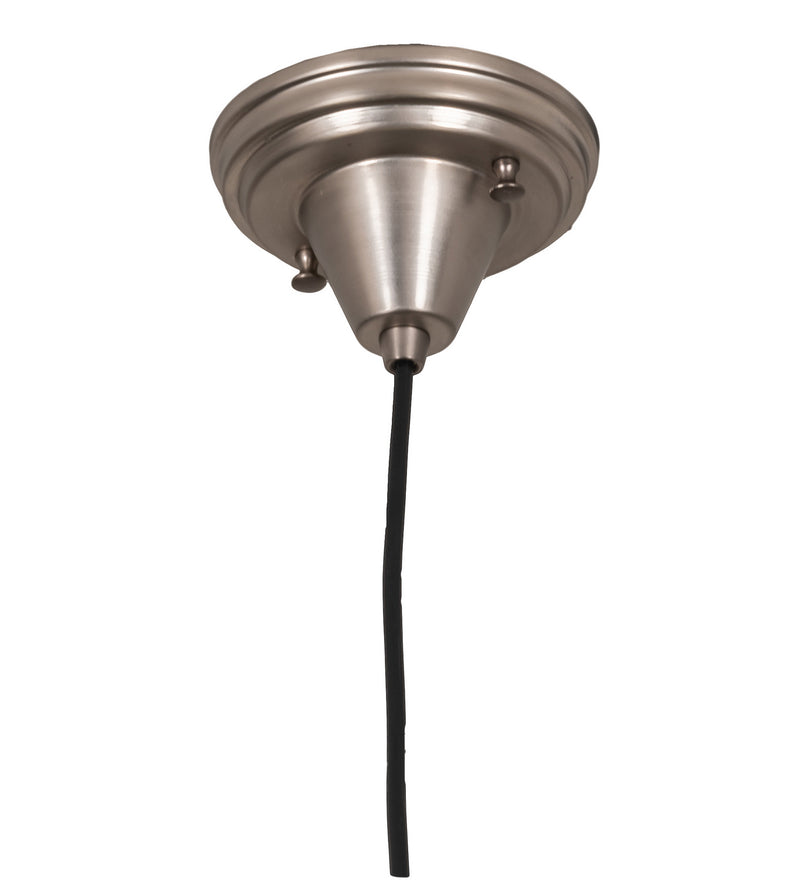 Meyda Tiffany 72456 One Light Mini Pendant, Brushed Nickel