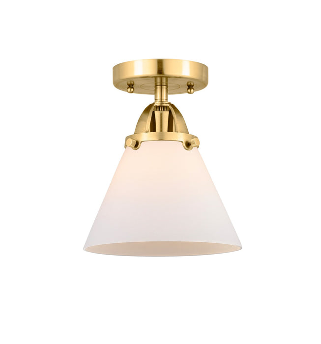 Innovations 288-1C-SG-G41 One Light Semi-Flush Mount, Satin Gold