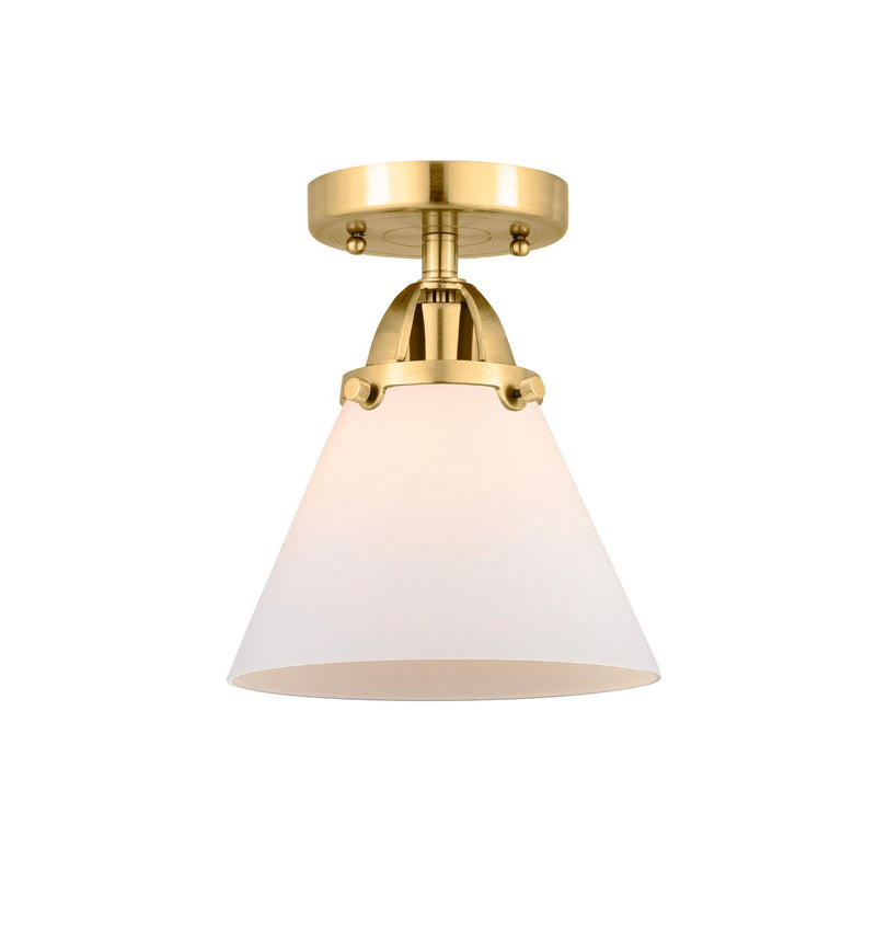 Innovations 288-1C-SG-G41-LED LED Semi-Flush Mount, Satin Gold