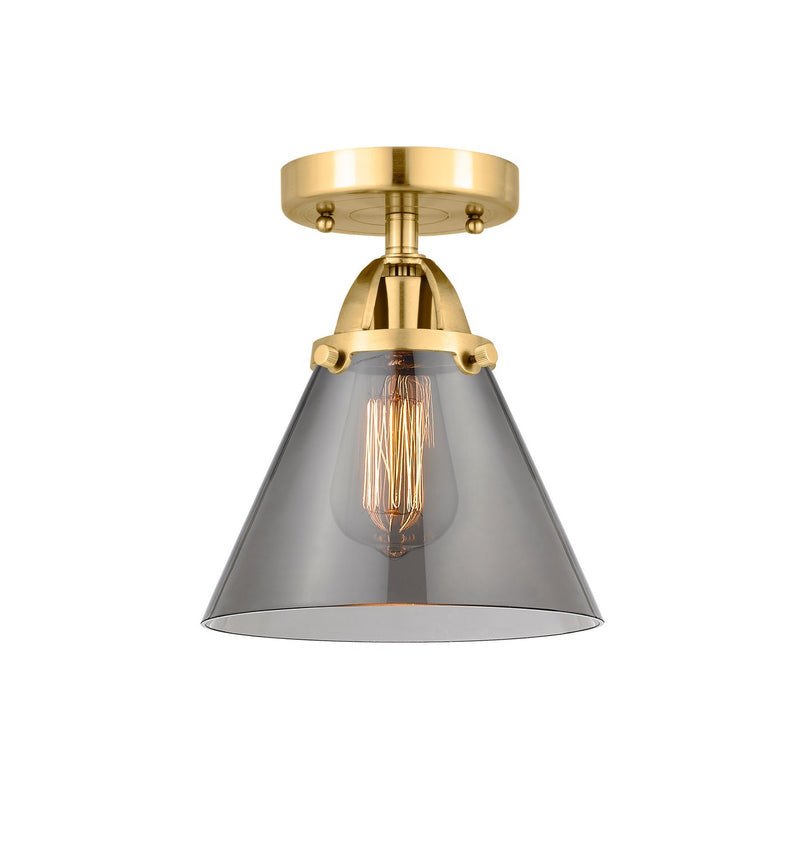 Innovations 288-1C-SG-G43 One Light Semi-Flush Mount, Satin Gold