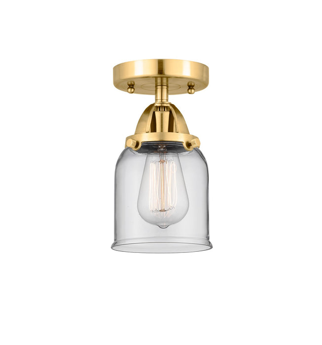 Innovations 288-1C-SG-G52 One Light Semi-Flush Mount, Satin Gold