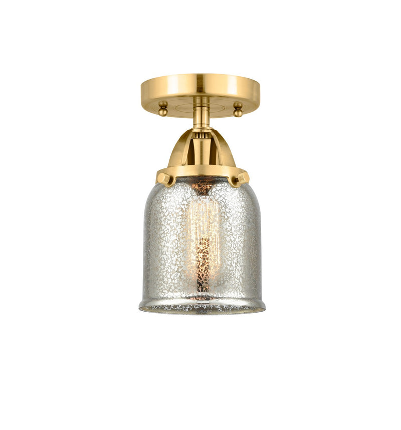 Innovations 288-1C-SG-G58 One Light Semi-Flush Mount, Satin Gold