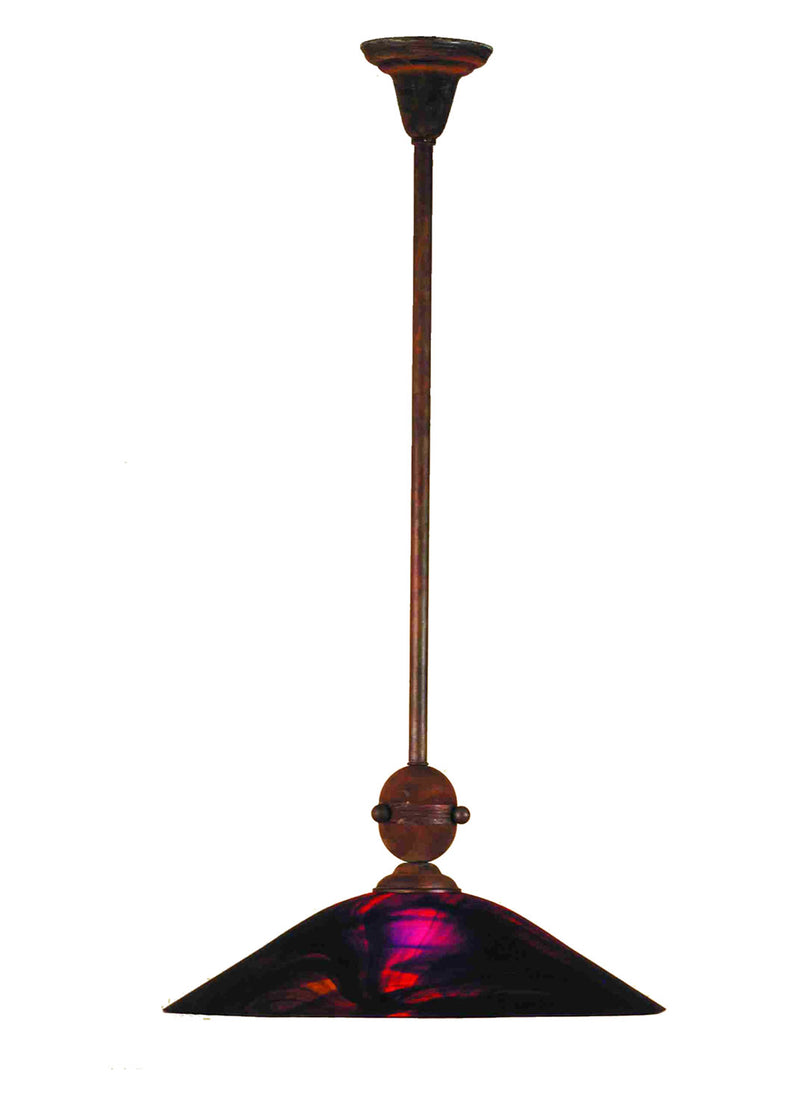 Meyda Tiffany 68672 One Light Pendant, Vintage Copper