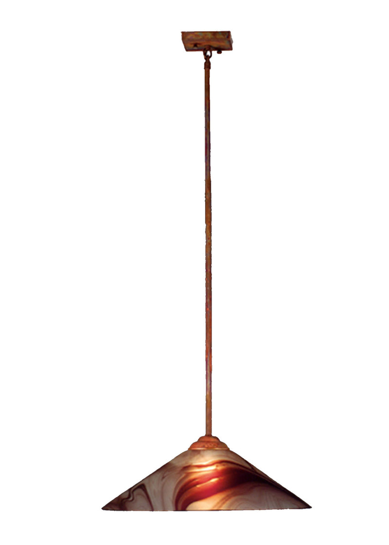 Meyda Tiffany 70818 Pendant, Vintage Copper