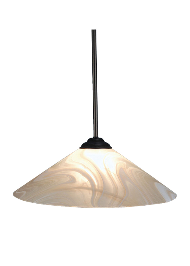 Meyda Tiffany 70106 One Light Pendant, Craftsman Brown