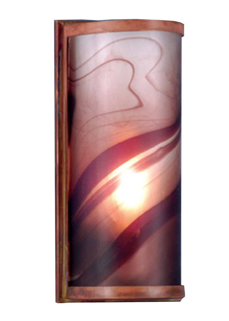 Meyda Tiffany 70872 One Light Wall Sconce, Vintage Copper