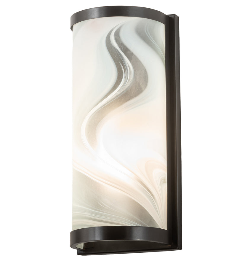 Meyda Tiffany 68815 One Light Wall Sconce, Craftsman Brown
