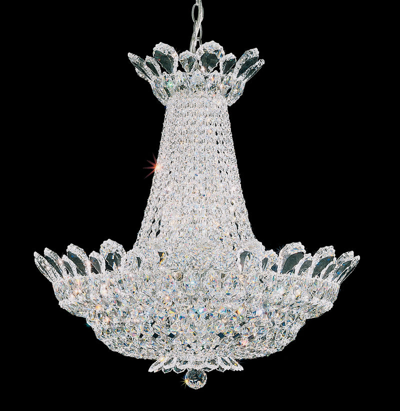 Schonbek 5871H 24 Light Chandelier, Polished Stainless Steel