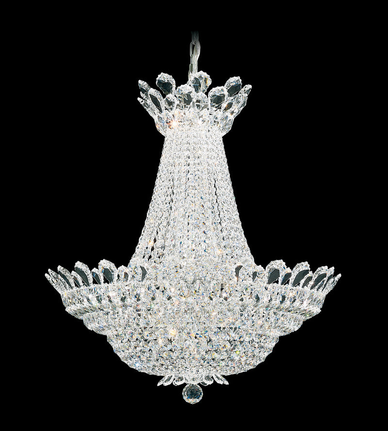 Schonbek 5872H 39 Light Pendant, Polished Stainless Steel