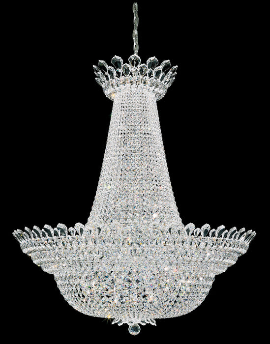 Schonbek 5875H Six Light Pendant, Polished Stainless Steel