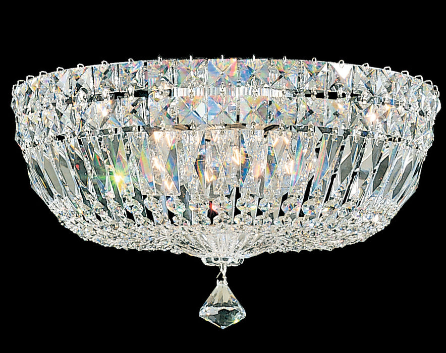 Schonbek 5893-211O Five Light Flush Mount, Aurelia