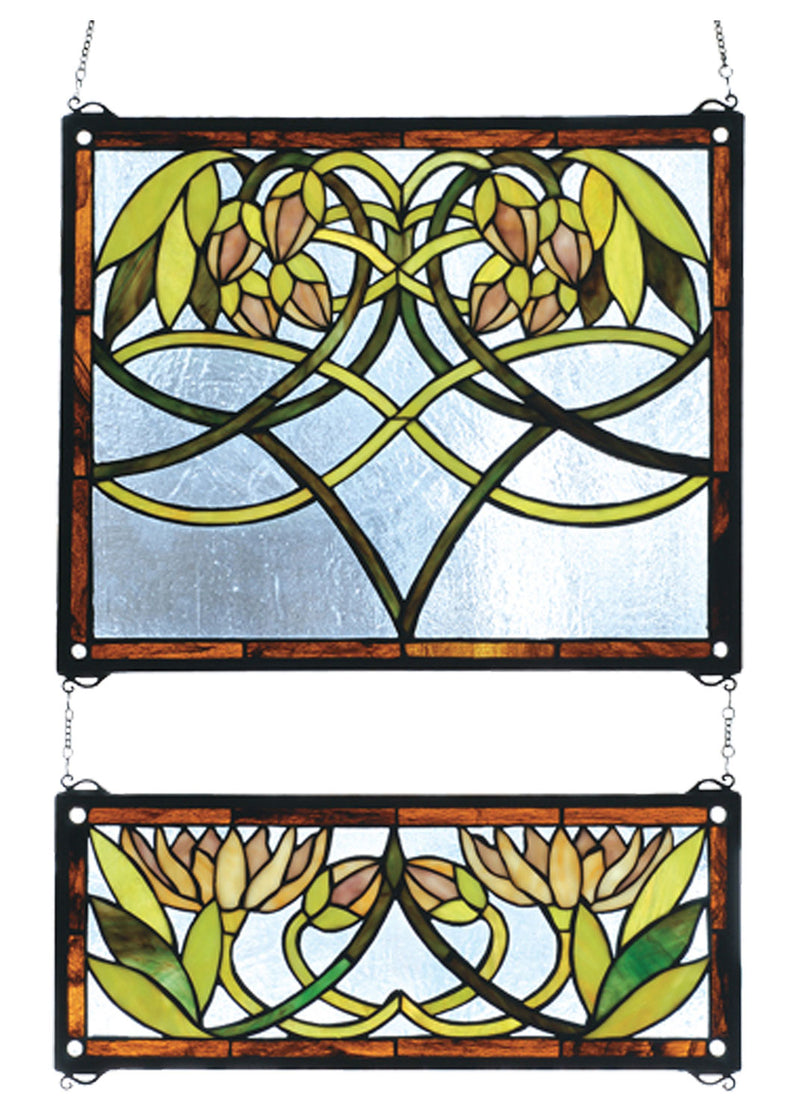 Meyda Tiffany 27233 Window, Craftsman Brown