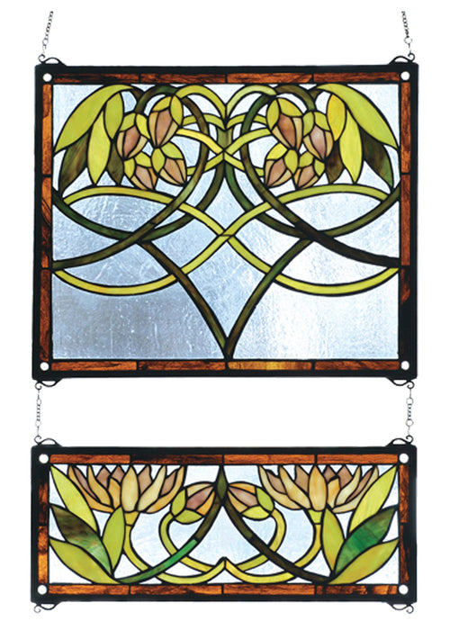 Meyda Tiffany 27233 Window, Craftsman Brown